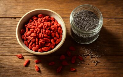 Go for flavor: goji berries or chia seeds for a power boost