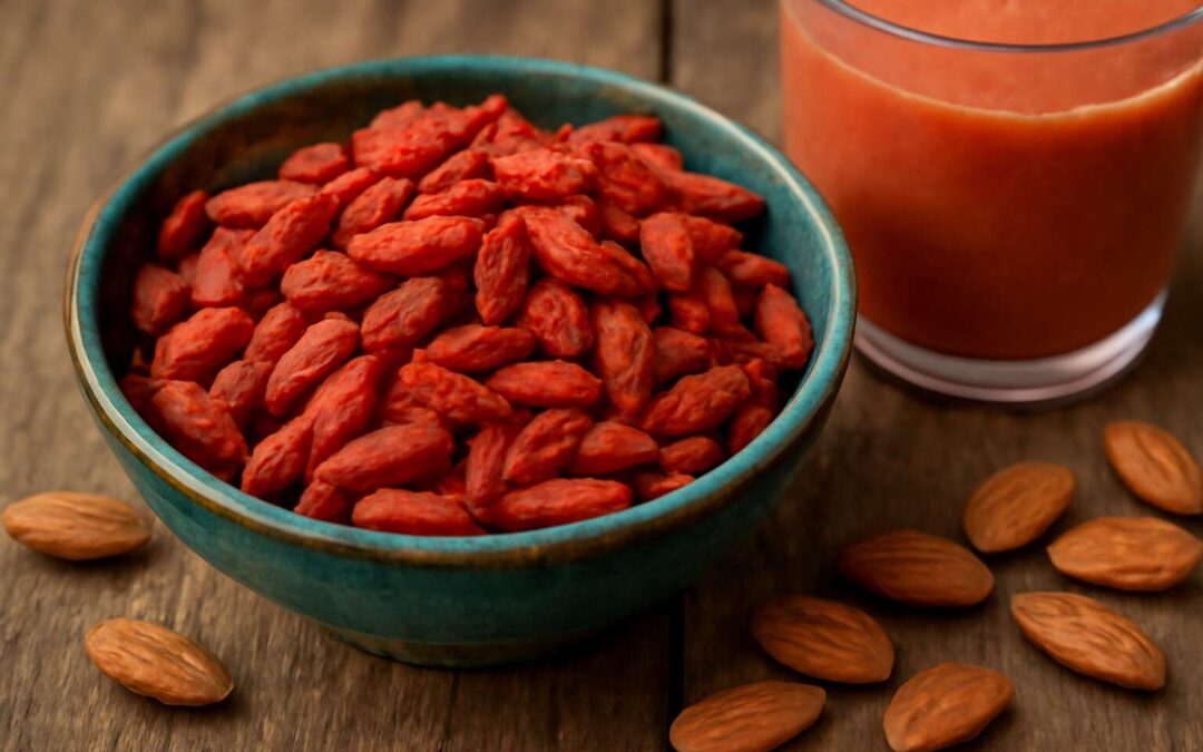 Unlock goji berries energy with a quick, tasty burst of sunshine