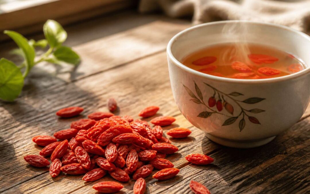 Goji berries keep you awake and boost focus naturally.