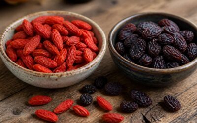 Are goji berries like raisins? A quick comparison.